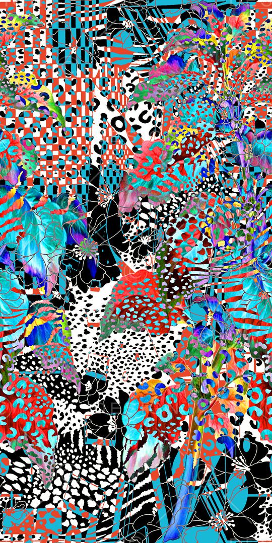 几何印花华亿平台图片