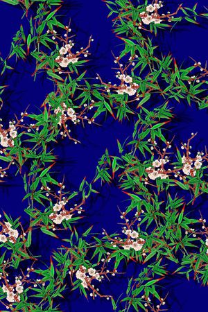 中国风印花华亿平台图片