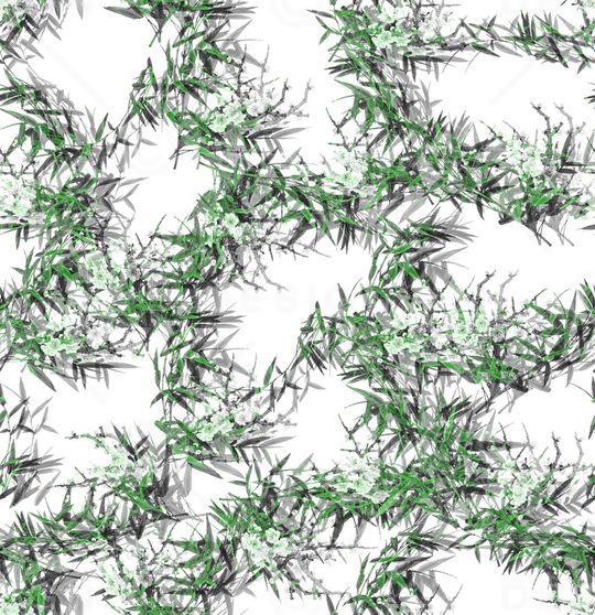 中国风印花华亿平台图片