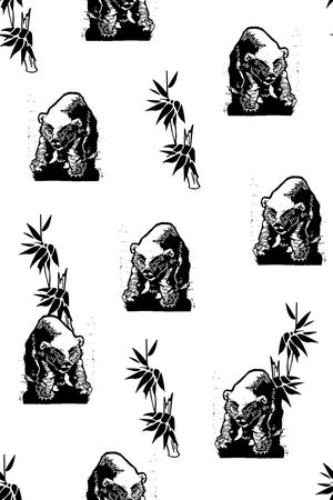 熊猫印花华亿平台图片