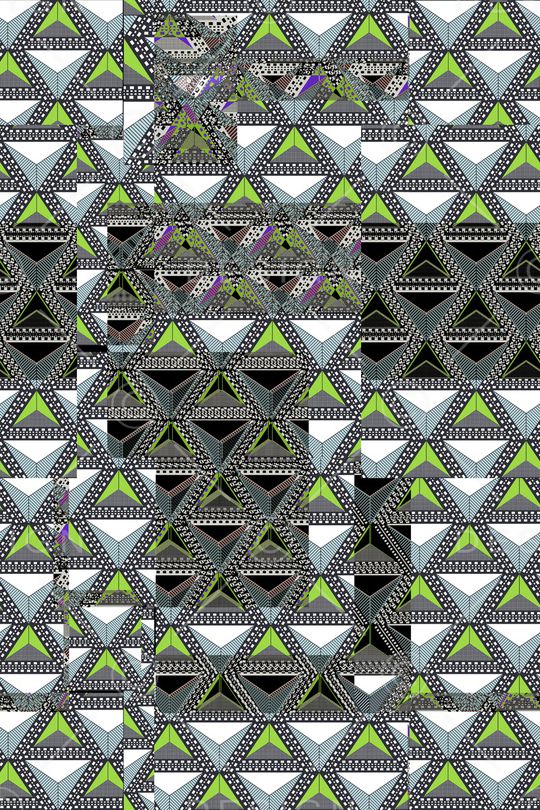 三角形印花华亿平台图片