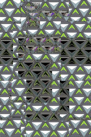 三角形印花华亿平台图片