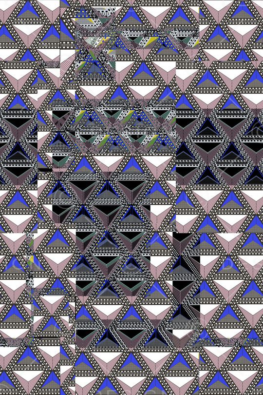 三角形印花华亿平台图片