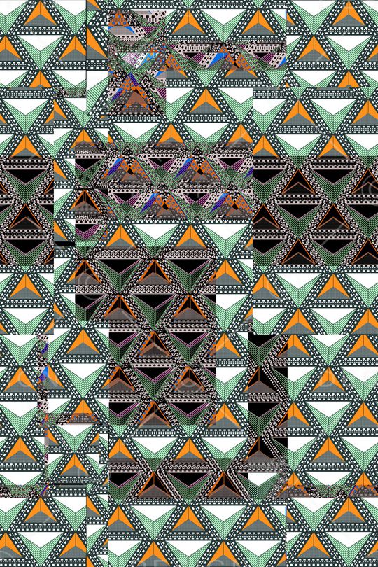 三角形印花华亿平台图片