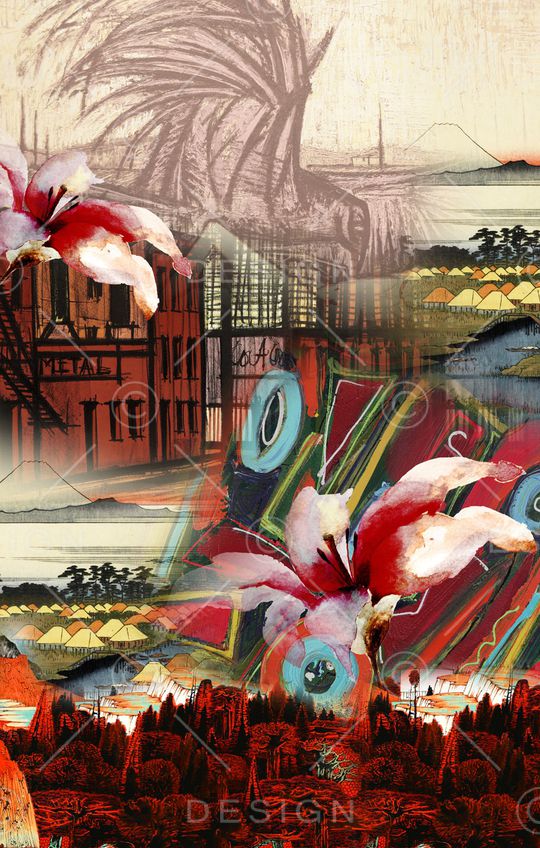 波西米亚印花华亿平台图片