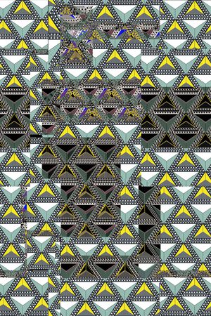 三角形印花华亿平台图片