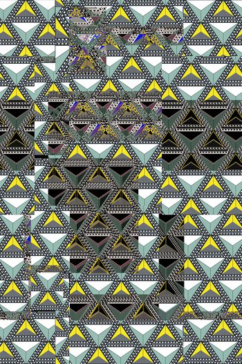 三角形印花华亿平台图片