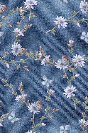 牛仔印花华亿平台图片