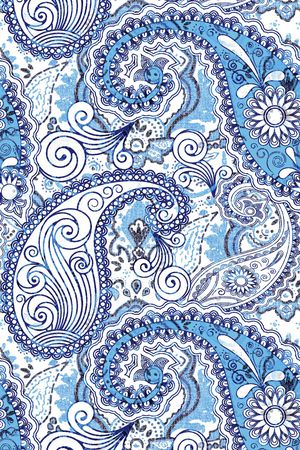 佩斯利印花华亿平台图片