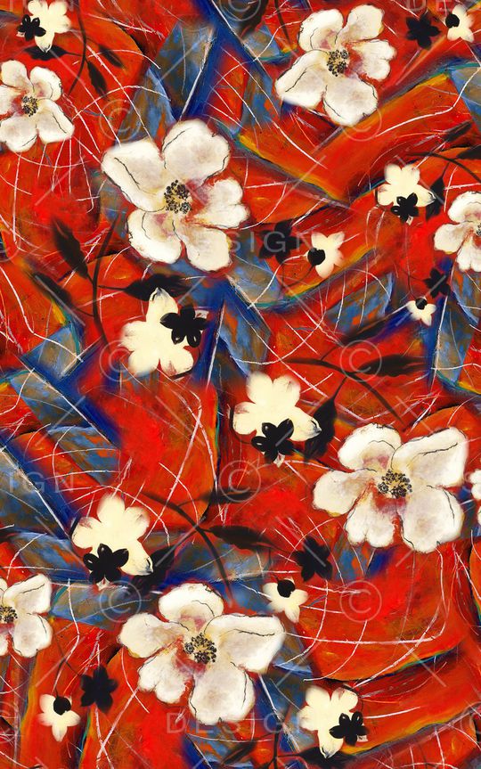 花朵印花华亿平台图片