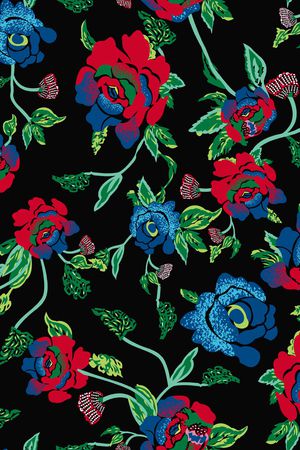 玫瑰印花华亿平台图片