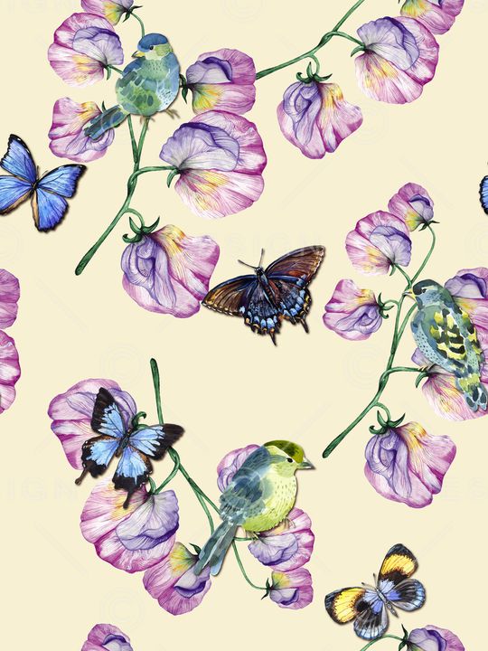 水彩印花华亿平台图片