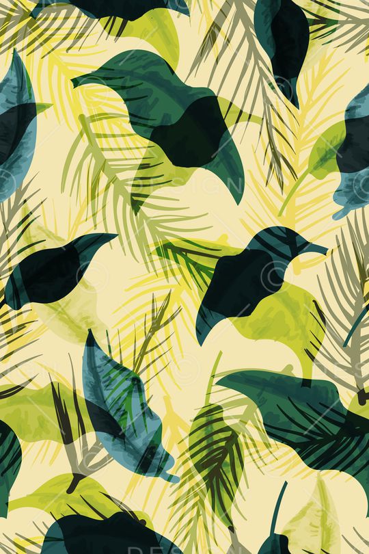 热带风印花华亿平台图片