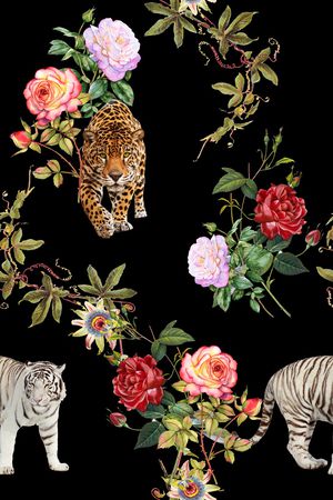 动物印花华亿平台图片