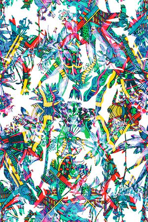 几何印花华亿平台图片