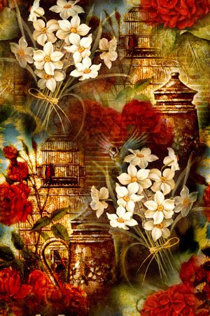 抽象印花华亿平台图片