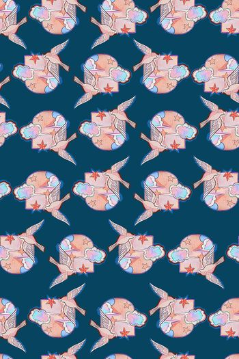 手绘印花华亿平台图片