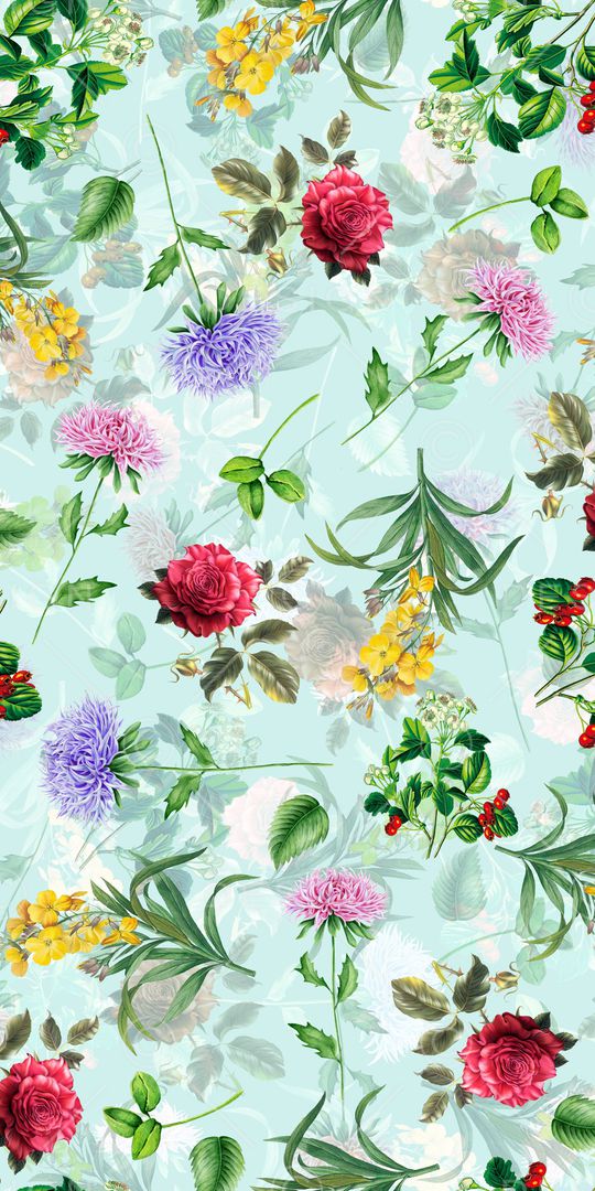 小清新印花华亿平台图片