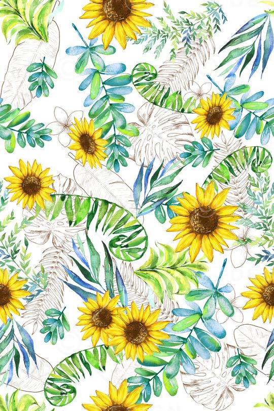 棕榈叶印花华亿平台图片