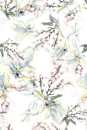 水彩印花华亿平台图片