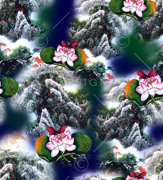 香云纱印花华亿平台图片