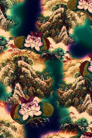 香云纱印花华亿平台图片