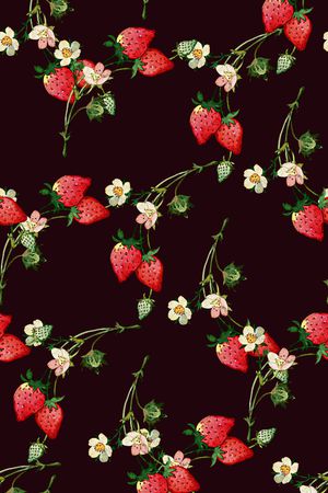 春夏清爽雪纺真丝棉丝巾布料泳装童趣印花印花华亿平台图片