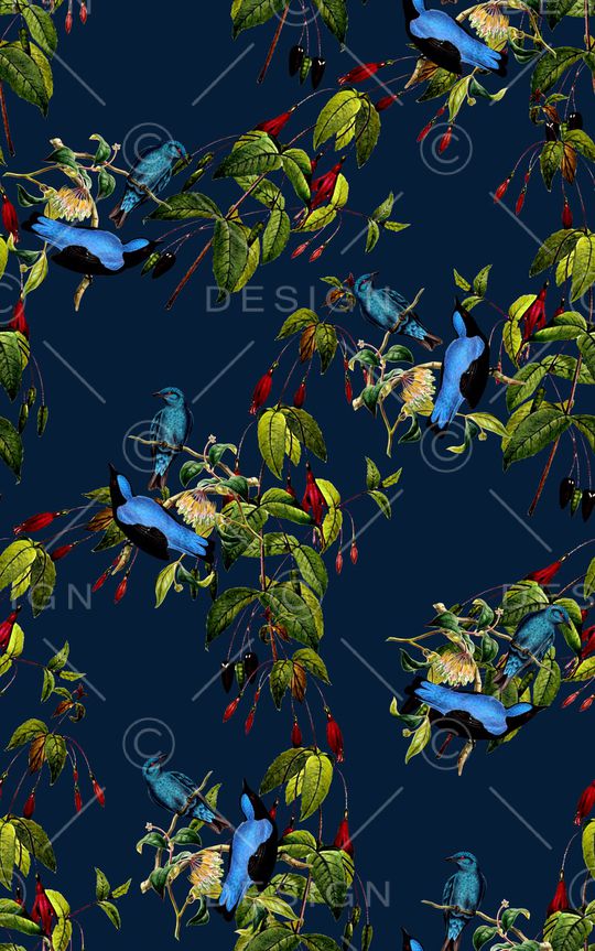 春夏清爽雪纺真丝棉丝巾布料泳装童趣印花印花华亿平台图片