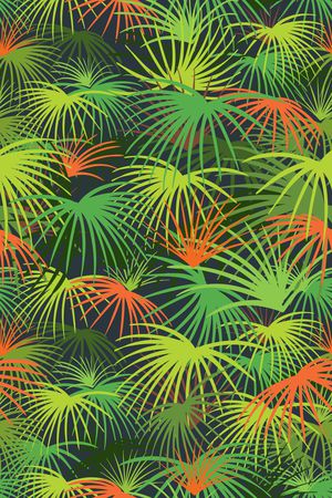 棕榈叶印花华亿平台图片