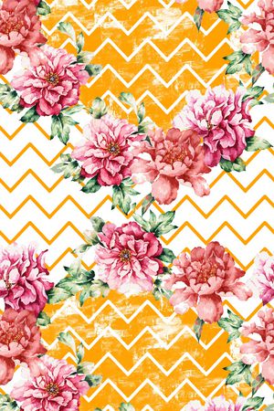 水彩印花华亿平台图片