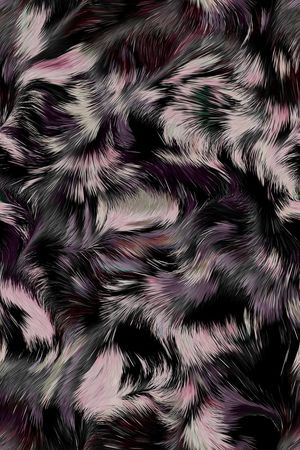 抽象动物纹印花华亿平台图片