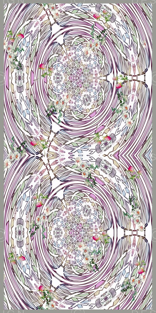 几何印花华亿平台图片