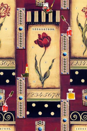 抽象印花华亿平台图片