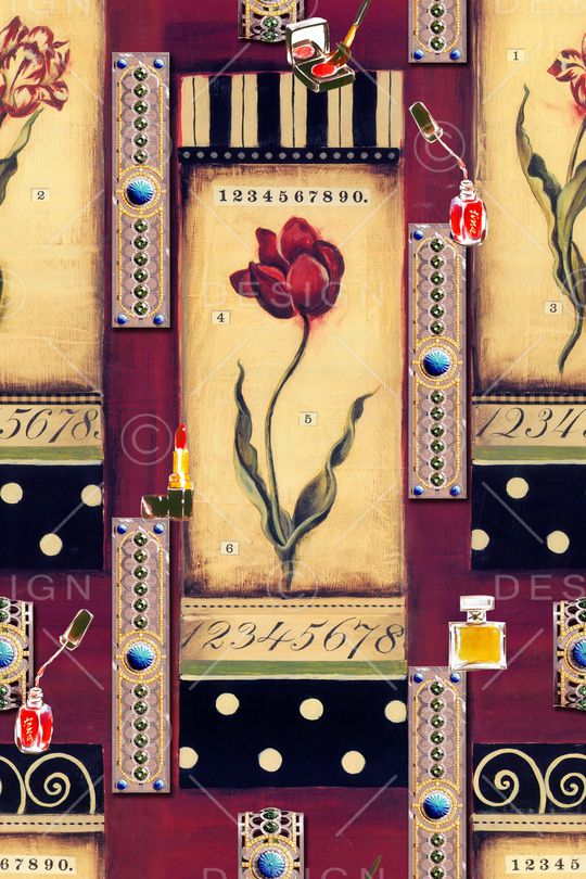 抽象印花华亿平台图片