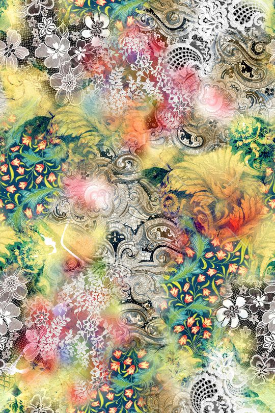 抽象印花华亿平台图片