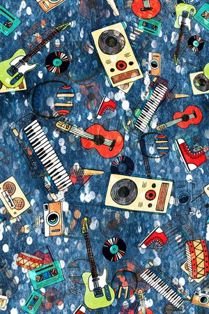 亮片牛仔印花华亿平台图片