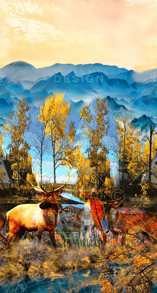 风景印花华亿平台图片