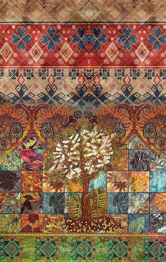 复古印花华亿平台图片