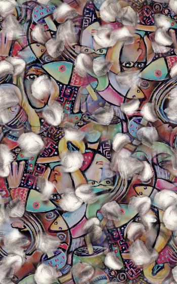 几何印花华亿平台图片