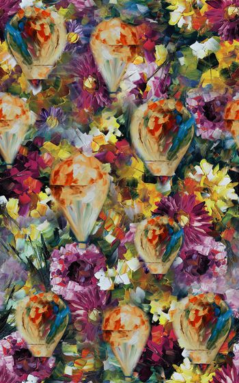 抽象印花华亿平台图片