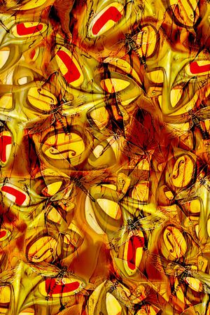 油画风印花华亿平台图片