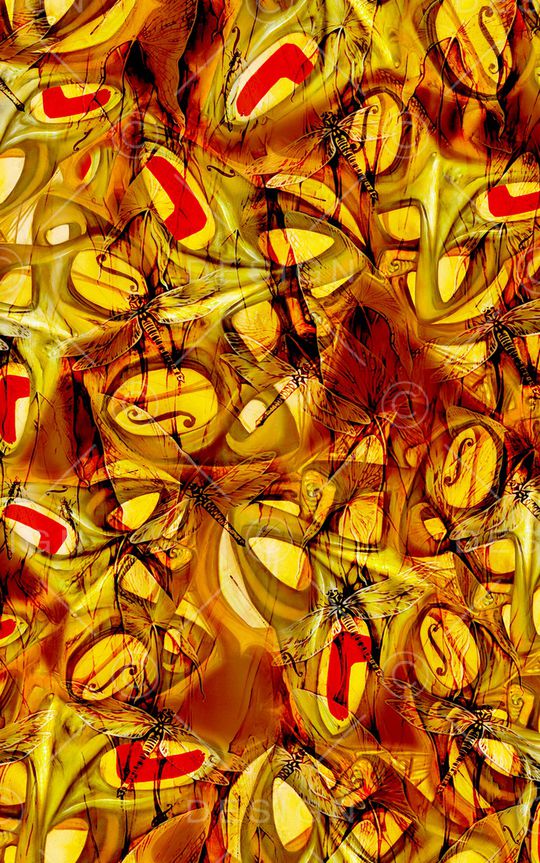 油画风印花华亿平台图片