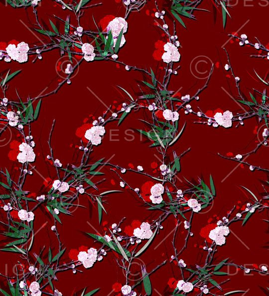 中国风印花华亿平台图片