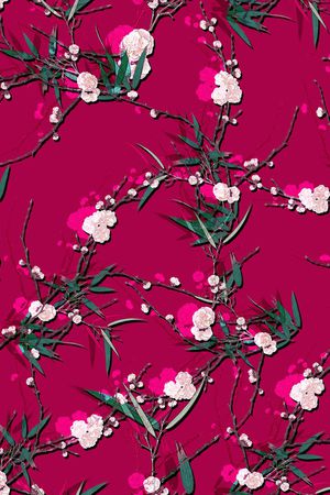 中国风印花华亿平台图片