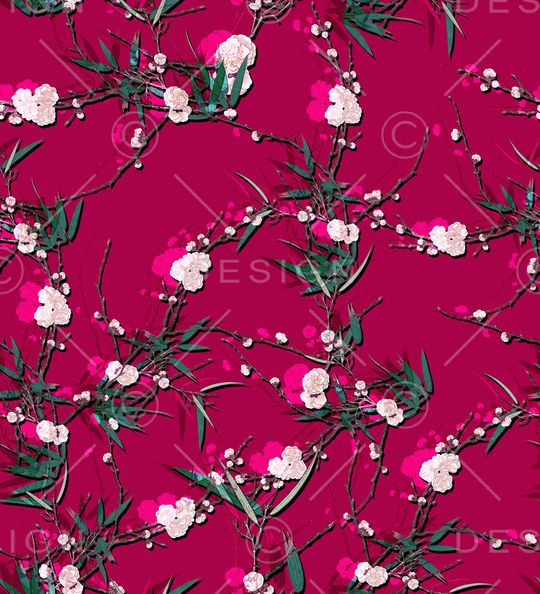 中国风印花华亿平台图片