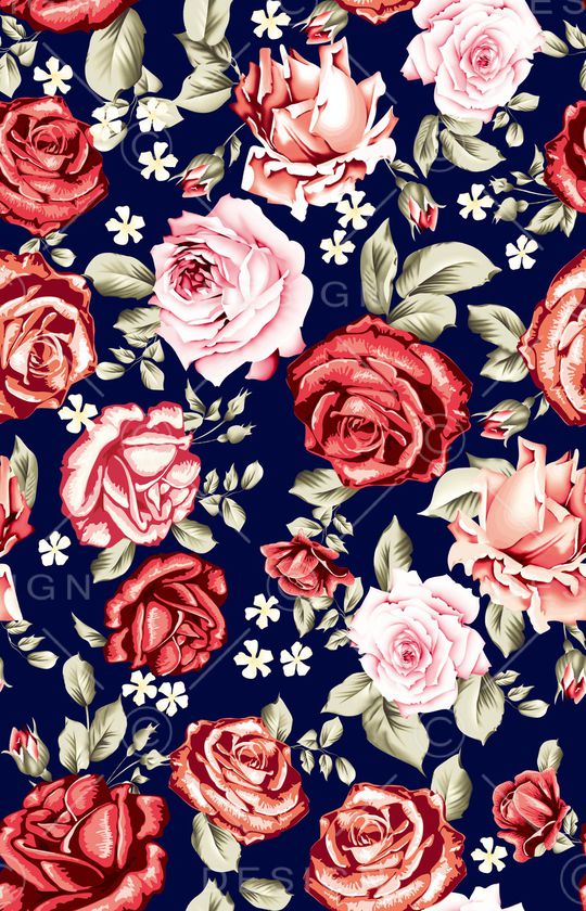 玫瑰印花华亿平台图片