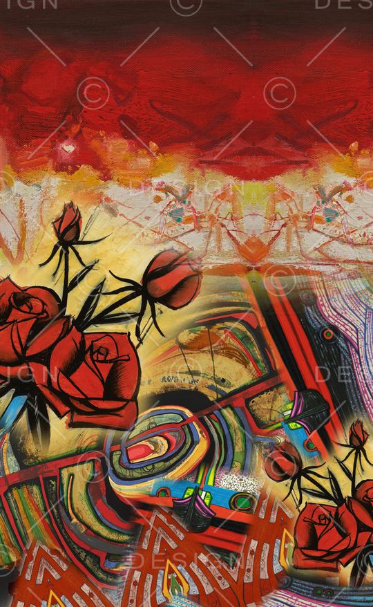 波西米亚印花华亿平台图片