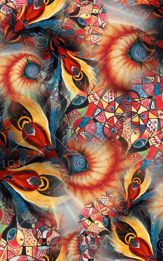 波西米亚印花华亿平台图片