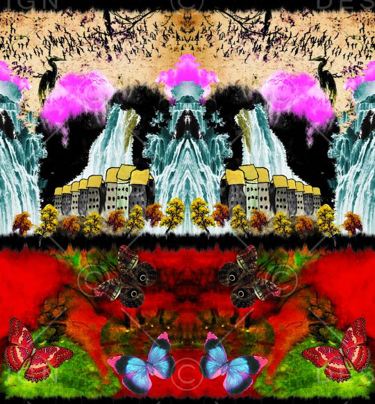 欧式印花华亿平台图片