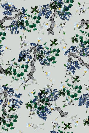 植物花卉印花华亿平台图片